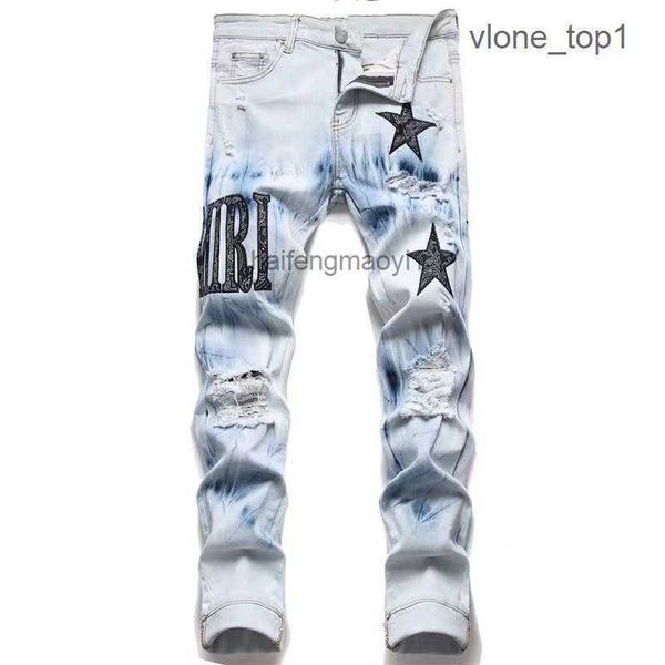 fashion designer jeans mens broken men hip hop high street brand cycling motorcycle embroidery close-fitting slim pencil oj4g, Blue
fashion designer jeans mens broken men hip hop high street brand cycling motorcycle embroidery close-fitting slim pencil oj4g, Blue