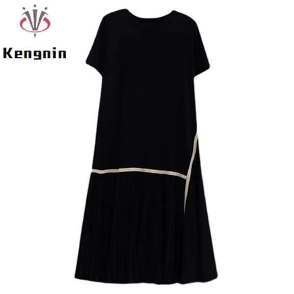 casual dresses summer plus size 4xl women tunic o neck loose ladies vestidos black color patchwork female robe ke1073 230321, Black;gray
casual dresses summer plus size 4xl women tunic o neck loose ladies vestidos black color patchwork female robe ke1073 230321, Black;gray