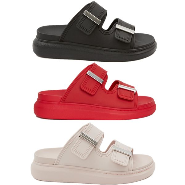 designer womens hybrid slippers rubber slide emed sier metal scaffs moccasins flat thick bottom sandals, Black
designer womens hybrid slippers rubber slide emed sier metal scaffs moccasins flat thick bottom sandals, Black