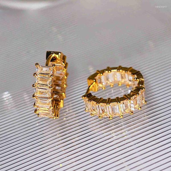 hoop earrings luxury for women iced out cubic zirconia shiny cartilage ear buckle accessories gold color jewelry kae212, Golden;silver
hoop earrings luxury for women iced out cubic zirconia shiny cartilage ear buckle accessories gold color jewelry kae212, Golden;silver