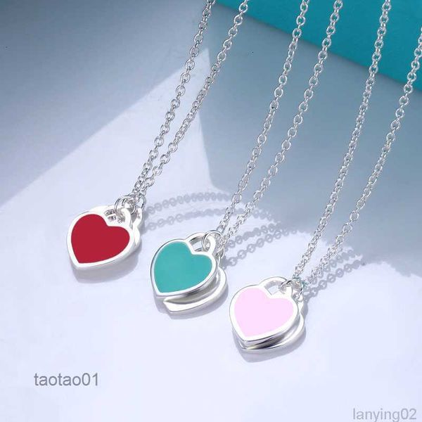 stainless steel sweet love heart designer pendant necklace for women cross chain pink blue red cute choker luxury brand necklacesev5b, Silver
stainless steel sweet love heart designer pendant necklace for women cross chain pink blue red cute choker luxury brand necklacesev5b, Silver