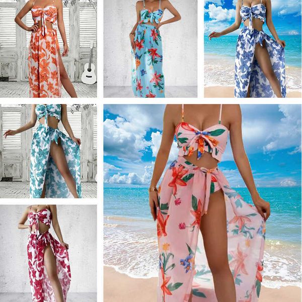 women's g-strings thong swimsuit sling fashion bikini2022 new three piece set plant printed bikini three piece bikini, Black;white
women's g-strings thong swimsuit sling fashion bikini2022 new three piece set plant printed bikini three piece bikini, Black;white