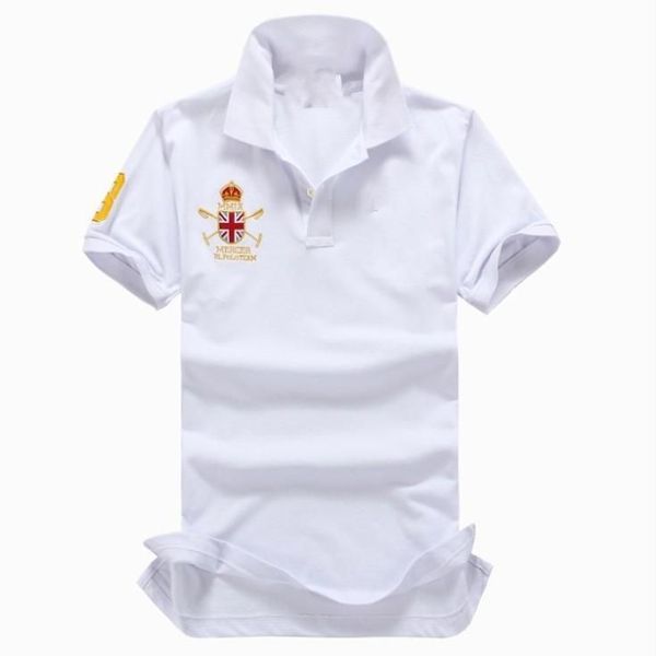 classic high men's polos quality shirt men short sleeve mens polos t-shirt, White;black
classic high men's polos quality shirt men short sleeve mens polos t-shirt, White;black