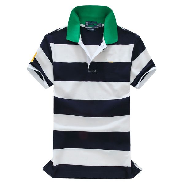 classic fashion striped big horse short sleeve polo men's shirt 100% cotton, White;black
classic fashion striped big horse short sleeve polo men's shirt 100% cotton, White;black