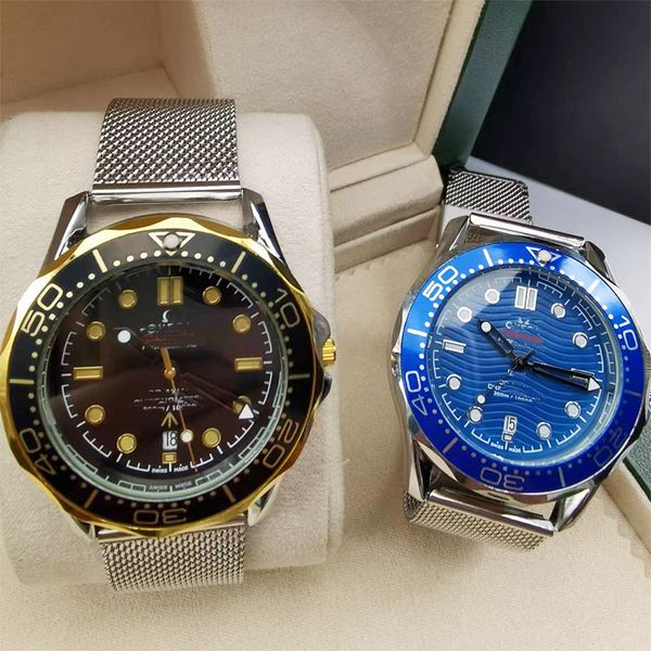2023 60th watch 42mm men's orologio men's luxury designer watch automatic movement quartz electronic montre de luxe watch nato 300, Slivery;brown
2023 60th watch 42mm men's orologio men's luxury designer watch automatic movement quartz electronic montre de luxe watch nato 300, Slivery;brown