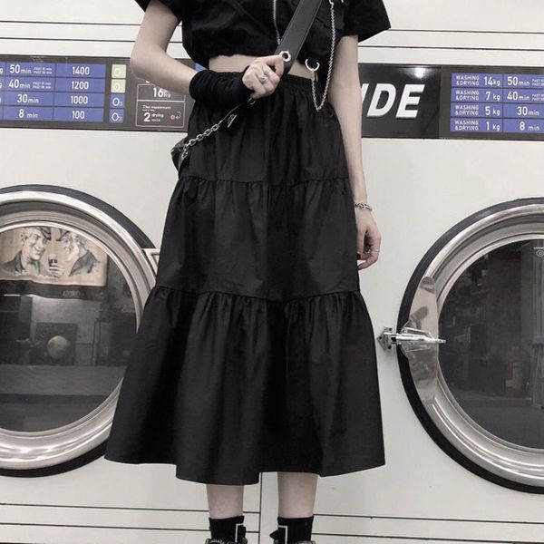 skirts houzhou black gothic midi skirt women punk goth high waist patchwork a-line long skirts korean style casual harajuku streetwear 23032
skirts houzhou black gothic midi skirt women punk goth high waist patchwork a-line long skirts korean style casual harajuku streetwear 23032