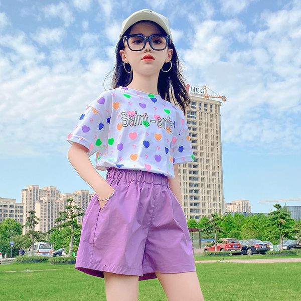 clothing sets summer suit for girls 2023 baby short sleeve t shirt loose shorts two piece set children cute 4 6 8 10 12 230322, White
clothing sets summer suit for girls 2023 baby short sleeve t shirt loose shorts two piece set children cute 4 6 8 10 12 230322, White