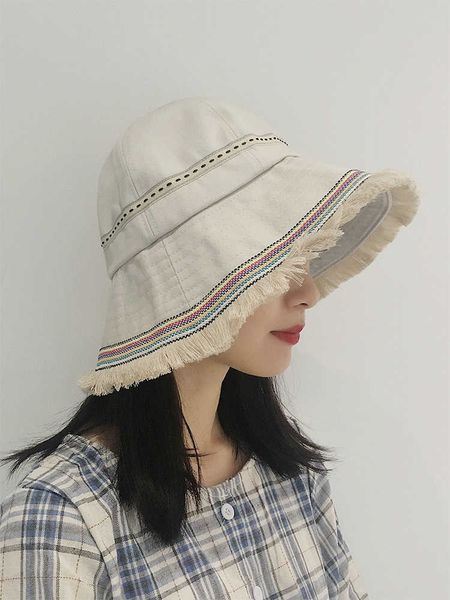 wide brim hats women's summer korean bucket hat fringed ethnic wind basin hat internet celebrity eaves uv protection sunshade fisherman, Blue;gray
wide brim hats women's summer korean bucket hat fringed ethnic wind basin hat internet celebrity eaves uv protection sunshade fisherman, Blue;gray