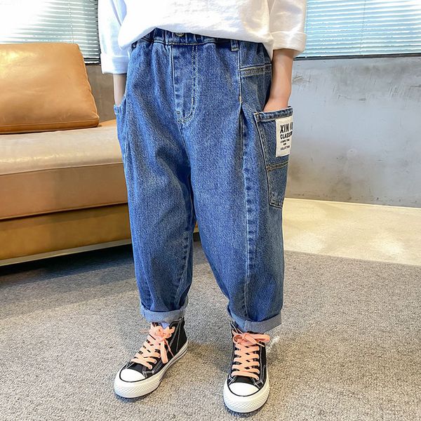 jeans loose baby spring autumn jeans pants for boys children kids trousers clothing teenagers gift home outdoor 230322, Blue
jeans loose baby spring autumn jeans pants for boys children kids trousers clothing teenagers gift home outdoor 230322, Blue
