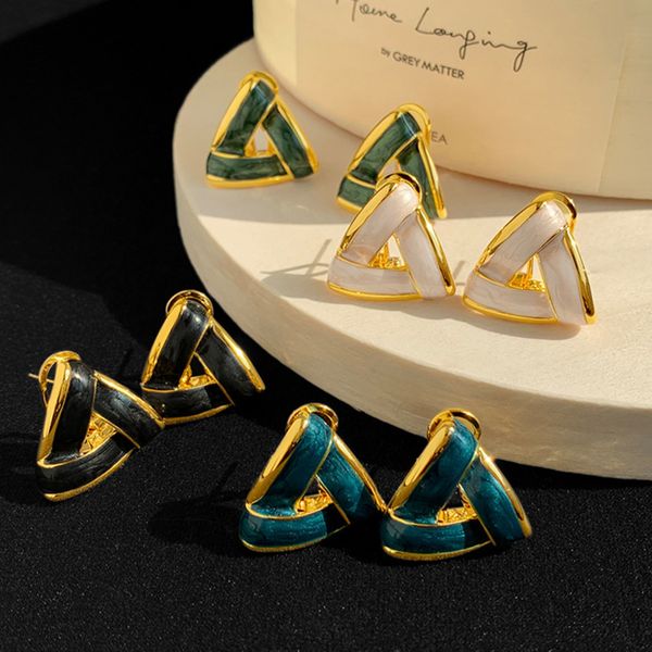 ear cuff selling triangle design enamel color all match 925 silver needle ladies stud earrings original jewelry accessories gifts
ear cuff selling triangle design enamel color all match 925 silver needle ladies stud earrings original jewelry accessories gifts