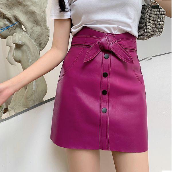 skirts female high waist skirts genuine sheepskin leather skirts women's short skirt slim elegant mini skrits ropa de mujer zjt2451 230, Black
skirts female high waist skirts genuine sheepskin leather skirts women's short skirt slim elegant mini skrits ropa de mujer zjt2451 230, Black