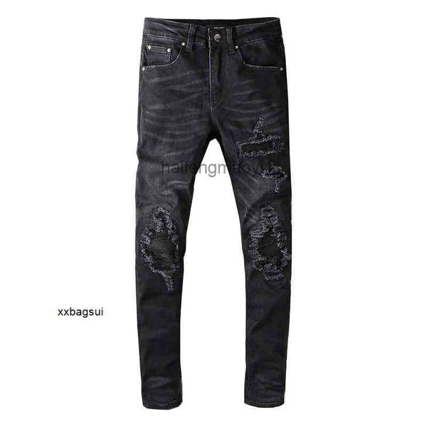 mens jeans trend high street fashion brand black ragged patch jeans elastic slim fit small foot generation 622, Blue
mens jeans trend high street fashion brand black ragged patch jeans elastic slim fit small foot generation 622, Blue