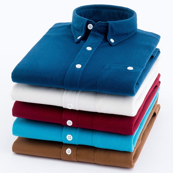 men's casual shirts autumn business casual men's corduroy long sleeve shirt male brand good quality blue red office shirts clothes, White;black
men's casual shirts autumn business casual men's corduroy long sleeve shirt male brand good quality blue red office shirts clothes, White;black