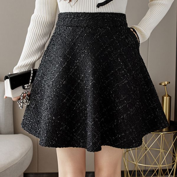 skirts flectit glittery tweed skirt high waist a-line flared mini skirt womens autumn winter vintage style 230322, Black
skirts flectit glittery tweed skirt high waist a-line flared mini skirt womens autumn winter vintage style 230322, Black