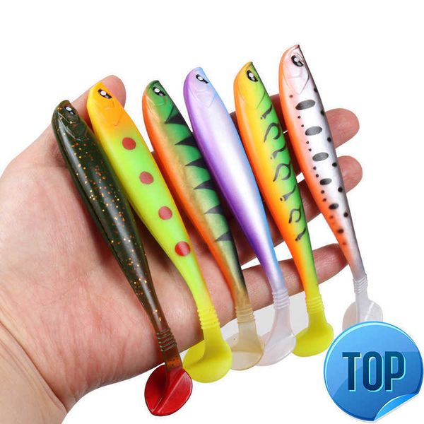 1 pcs soft lures 10g 12.5cm fishing lure wobblers double color aritificial t tail silicone bait swimfish bait bass pike tackle
1 pcs soft lures 10g 12.5cm fishing lure wobblers double color aritificial t tail silicone bait swimfish bait bass pike tackle