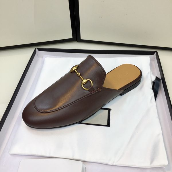 luxury horseshoe buckle slippers embroidered casual shoes muller shoes brown sheep leather slippers strawberry slippers sandals flat indoor, Black
luxury horseshoe buckle slippers embroidered casual shoes muller shoes brown sheep leather slippers strawberry slippers sandals flat indoor, Black