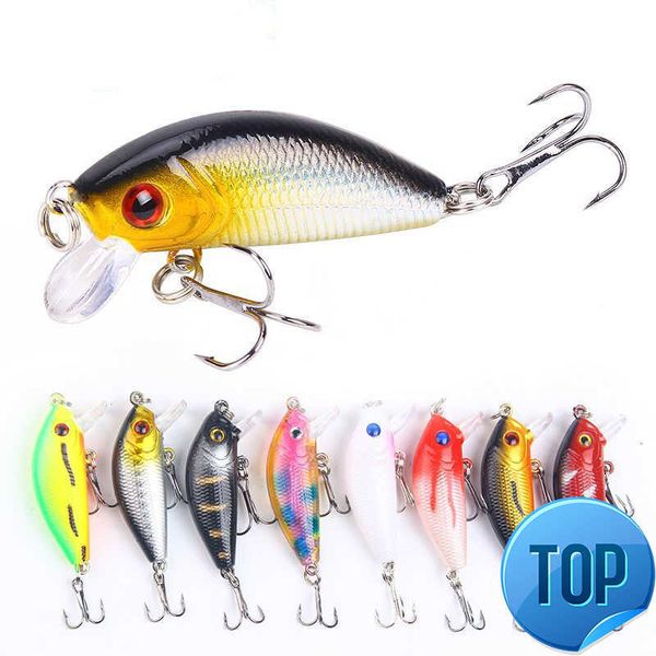 1pcs minnow fishing lure 50mm4.2g ater hard bait wobbler jig bait crank bait carp striped bass pesca fishing tackle swimbait
1pcs minnow fishing lure 50mm4.2g ater hard bait wobbler jig bait crank bait carp striped bass pesca fishing tackle swimbait