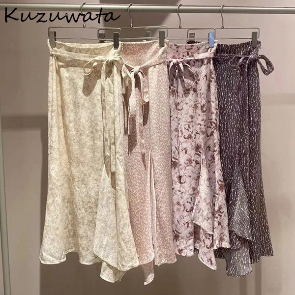 skirts kuzuwata early spring women jupes sweet fairy mujer faldas high waist lace up irregular folds print mermaid skirt 230322, Black
skirts kuzuwata early spring women jupes sweet fairy mujer faldas high waist lace up irregular folds print mermaid skirt 230322, Black