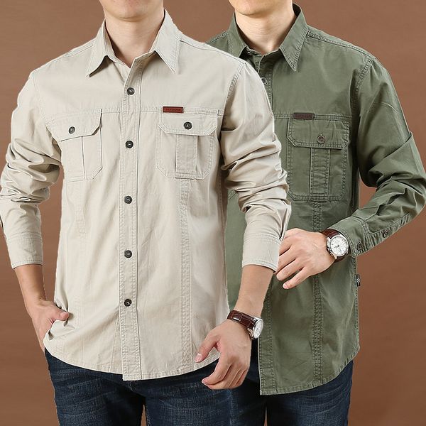 men's casual shirts spring autumn oversized army tactical shirt long sleeve 100% cotton outdoor sports military casual shirts hiking cl, White;black
men's casual shirts spring autumn oversized army tactical shirt long sleeve 100% cotton outdoor sports military casual shirts hiking cl, White;black
