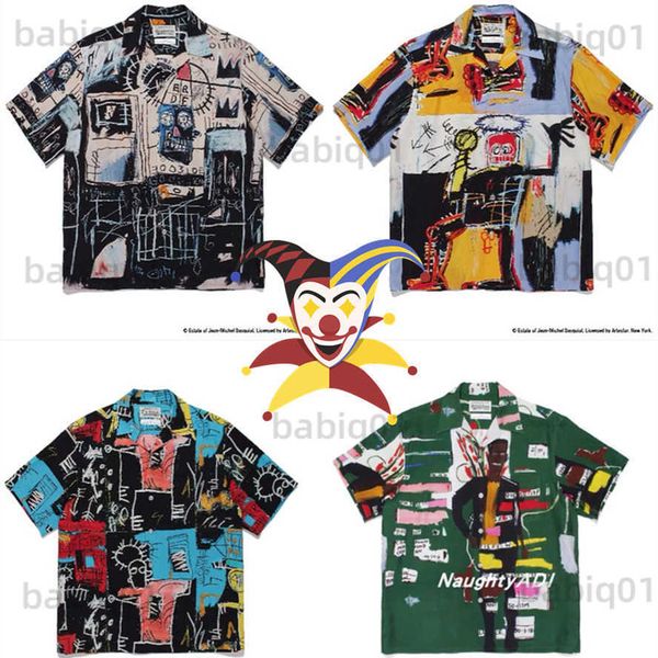 men's t-shirts graffiti wacko maria shirt men women 1 1 oversized hawaii shirts tees men clothing t230321, White;black
men's t-shirts graffiti wacko maria shirt men women 1 1 oversized hawaii shirts tees men clothing t230321, White;black