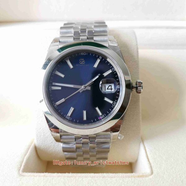 bpf 4 colors men watches 126300 41mm stainless steel smooth watch ring jubilee bracelet sapphire luminova automatic mechanical mens watch wr, Slivery;brown
bpf 4 colors men watches 126300 41mm stainless steel smooth watch ring jubilee bracelet sapphire luminova automatic mechanical mens watch wr, Slivery;brown