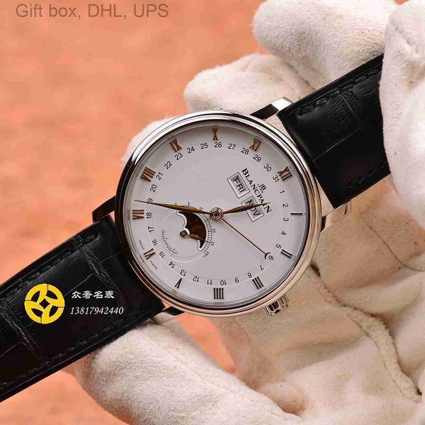 multifunctional mondphasen watch zhongshi new o blancpain villeret precision steel white mechanical men's watch 6263-1127-55, Slivery;golden
multifunctional mondphasen watch zhongshi new o blancpain villeret precision steel white mechanical men's watch 6263-1127-55, Slivery;golden