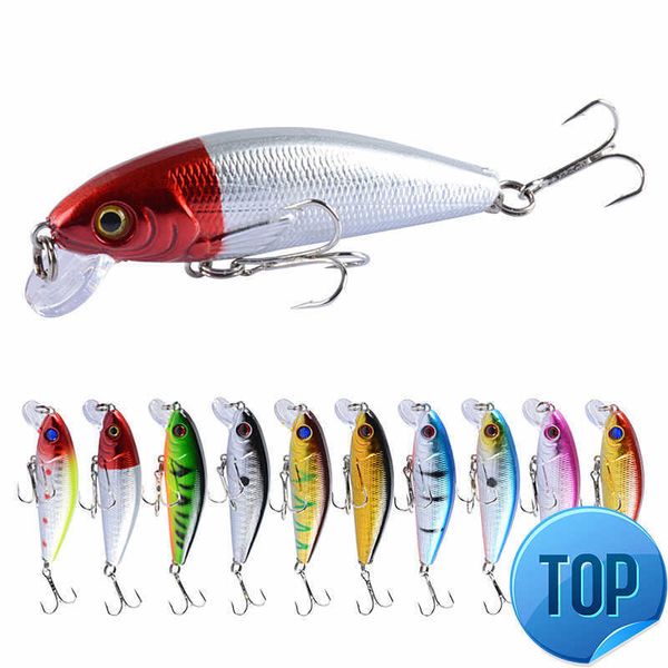 1 pcs minnow fishing lure 7.2cm 8.7g floating artificial plastic hard baits wobblers 3d eyes crank bait bass pike fishing tackle
1 pcs minnow fishing lure 7.2cm 8.7g floating artificial plastic hard baits wobblers 3d eyes crank bait bass pike fishing tackle