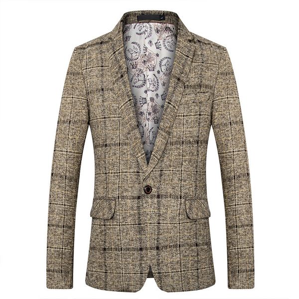 men's suits blazers mens blazer fashion casual boutique woolen suit jacket / male business plaid slim fit party dress blazer coat men c, White;black
men's suits blazers mens blazer fashion casual boutique woolen suit jacket / male business plaid slim fit party dress blazer coat men c, White;black