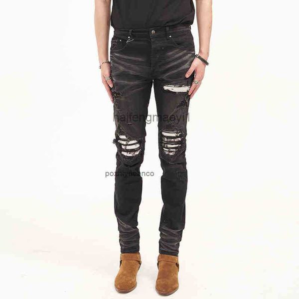 designer men jeans ch high street tide brand washing water old black hole white cashew nut flower patch slim fit small leg jeans, Blue
designer men jeans ch high street tide brand washing water old black hole white cashew nut flower patch slim fit small leg jeans, Blue