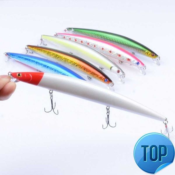 1 pcs 18.5cm 22g minnow fishing lure laser hard artificial bait plastic big fake fish lures sea fishing bait crank bait wobblers
1 pcs 18.5cm 22g minnow fishing lure laser hard artificial bait plastic big fake fish lures sea fishing bait crank bait wobblers
