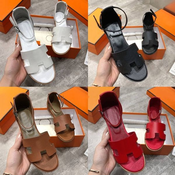 women santorini sandals calfskin leather high heel sandal summer classic sandal casual flat wedge shoes slippers beach slides 35-41 with box, Black
women santorini sandals calfskin leather high heel sandal summer classic sandal casual flat wedge shoes slippers beach slides 35-41 with box, Black