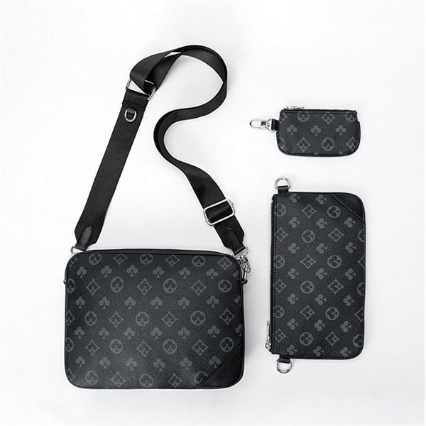 luxurys men's bag checkerboard shoulder women messenger handbag three-in-one mahjong wallets combination three-piece small sq236b
luxurys men's bag checkerboard shoulder women messenger handbag three-in-one mahjong wallets combination three-piece small sq236b