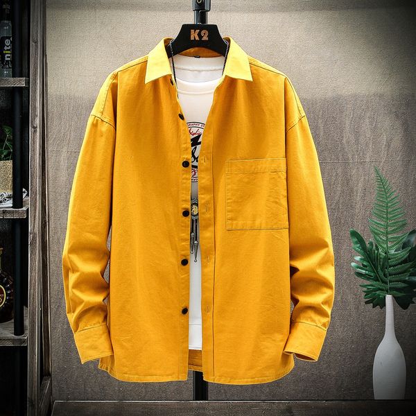 men's casual shirts 100% pure cotton men's long-sleeved jacket solid color retro simple shirt men's all-match casual fit men, White;black
men's casual shirts 100% pure cotton men's long-sleeved jacket solid color retro simple shirt men's all-match casual fit men, White;black