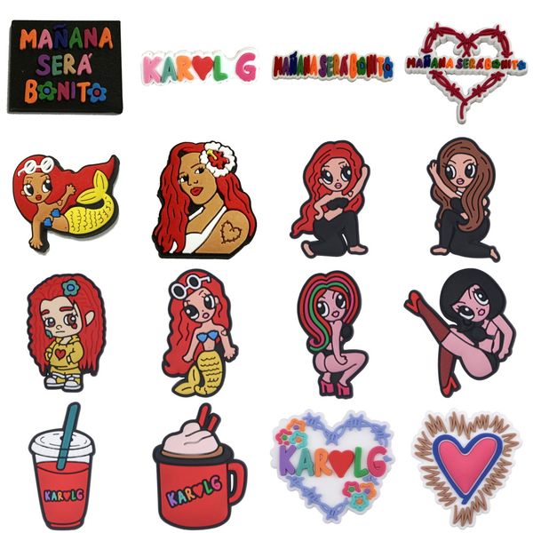 2023 new arrival popular karol g shoes charms manana sera bonito croc charm for wristband bracelet decoration gift accessory holiday gift bi, White;pink
2023 new arrival popular karol g shoes charms manana sera bonito croc charm for wristband bracelet decoration gift accessory holiday gift bi, White;pink