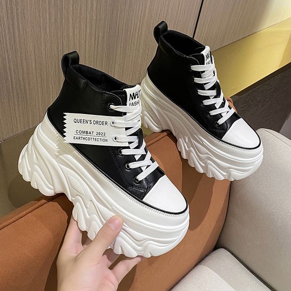 dress shoes platform sneaker high leather autumn ladies wedges casual for woman breathable sports dad 8cm 230321, Black
dress shoes platform sneaker high leather autumn ladies wedges casual for woman breathable sports dad 8cm 230321, Black
