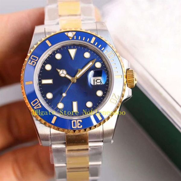4 style v12 n factory 904l steel watch men's 40mm 18k yellow gold steel black dial blue ceramic bezel 116613lb 116618ln 11661205o, Slivery;brown
4 style v12 n factory 904l steel watch men's 40mm 18k yellow gold steel black dial blue ceramic bezel 116613lb 116618ln 11661205o, Slivery;brown