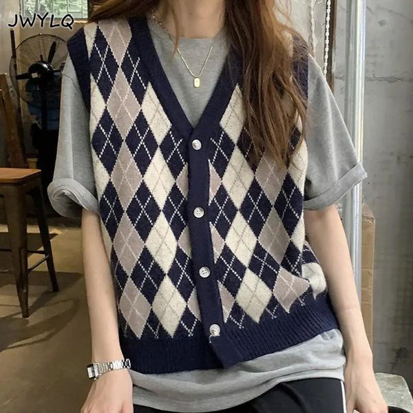 women's vests vintage sweater vest women casual retro fashion cool korean fashion single breasted ulzzang simple jumper chic classic sl, Black;white
women's vests vintage sweater vest women casual retro fashion cool korean fashion single breasted ulzzang simple jumper chic classic sl, Black;white