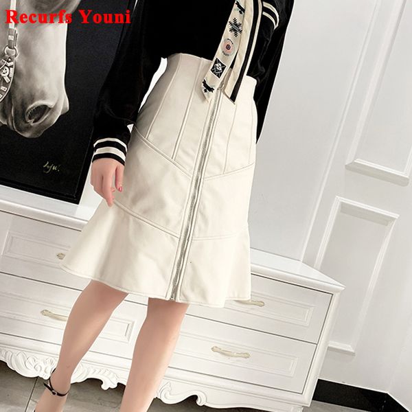 skirts mujer faldas spring women genuine leather high waist fishtail skirt femme french elegant zipper cut piece white saia midi 230322, Black
skirts mujer faldas spring women genuine leather high waist fishtail skirt femme french elegant zipper cut piece white saia midi 230322, Black