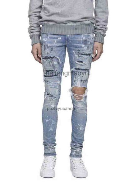 designer men jeans 's new speckled diamond broken hole blue diamond high street damaged slim jeans fashion brand hip hop
designer men jeans 's new speckled diamond broken hole blue diamond high street damaged slim jeans fashion brand hip hop