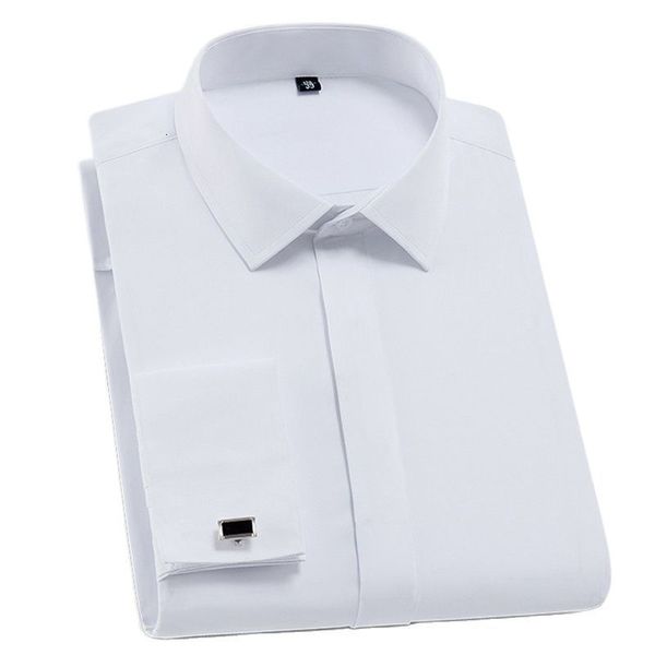 men's casual shirts white men tuxedo shirt regualr fit long sleeve french cufflinks luxury formal brand button cuff business shirts par, White;black
men's casual shirts white men tuxedo shirt regualr fit long sleeve french cufflinks luxury formal brand button cuff business shirts par, White;black