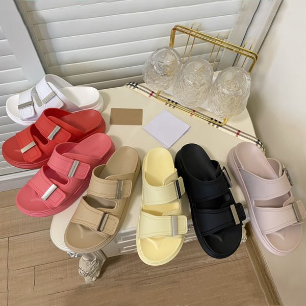 designer womens hybrid sandals rubber slide emed sier metal buckle moccasins flat bottom thick sole outdoor beach slippers 35-40, Black
designer womens hybrid sandals rubber slide emed sier metal buckle moccasins flat bottom thick sole outdoor beach slippers 35-40, Black