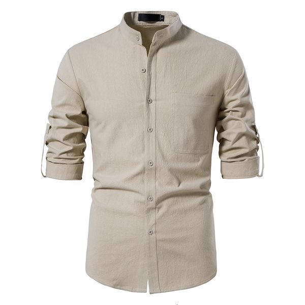 men's casual shirts fashion men's long sleeve shirt breathable men linen slim fit indoor outdoor trip party shirts 230322, White;black
men's casual shirts fashion men's long sleeve shirt breathable men linen slim fit indoor outdoor trip party shirts 230322, White;black