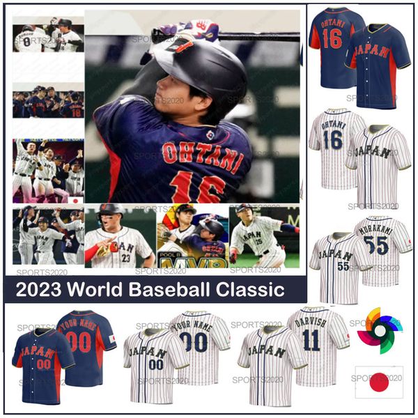 16 shohei ohtani wbc japan 2023 world baseball classic jersey yu darvish seiya suzuki lars nootbaar masataka yoshida roki sasaki kensuke kon, Blue;black
16 shohei ohtani wbc japan 2023 world baseball classic jersey yu darvish seiya suzuki lars nootbaar masataka yoshida roki sasaki kensuke kon, Blue;black