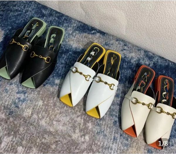 2023 designer leather ladies sandals summer flat shoes fashion beach women slippers letter drag, Black
2023 designer leather ladies sandals summer flat shoes fashion beach women slippers letter drag, Black