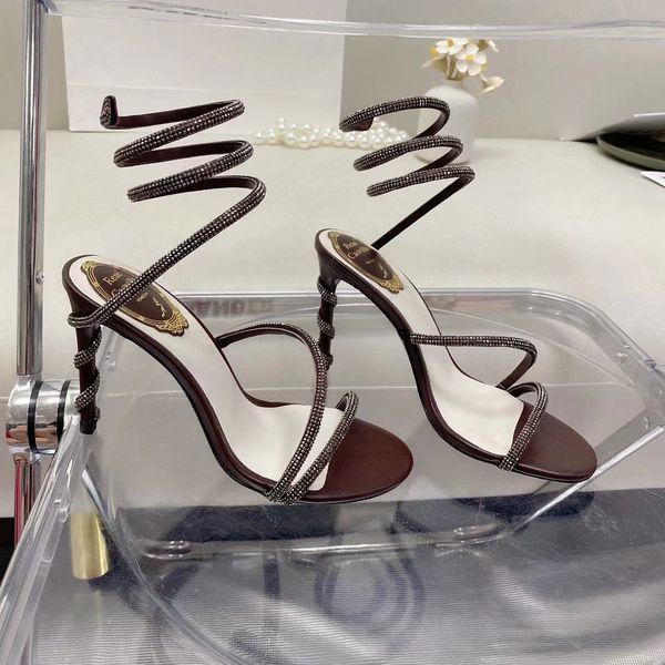 heels embellished rhinestone crystals sandals rene caovilla cleo 95mm designers ankle wraparound women high heeled sandal flower rhinestone, Black
heels embellished rhinestone crystals sandals rene caovilla cleo 95mm designers ankle wraparound women high heeled sandal flower rhinestone, Black