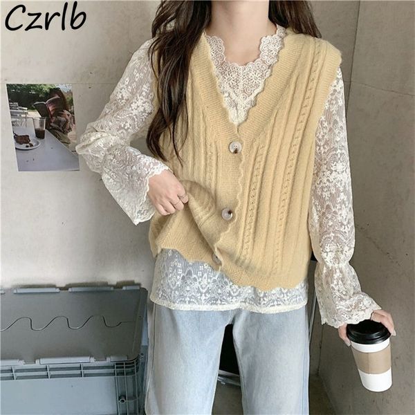 women's vests sweater vest women cozy pure color chic vintage knitwear casual japanese sleeveless all match korean hipster tender colle, Black;white
women's vests sweater vest women cozy pure color chic vintage knitwear casual japanese sleeveless all match korean hipster tender colle, Black;white