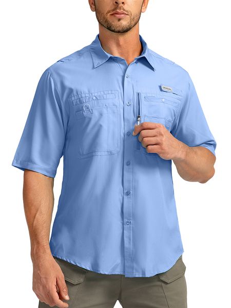men's casual shirts g gradual men's short sleeve fishing shirts lightweight upf 50 sun protection spf fishing hiking running 23032, White;black
men's casual shirts g gradual men's short sleeve fishing shirts lightweight upf 50 sun protection spf fishing hiking running 23032, White;black
