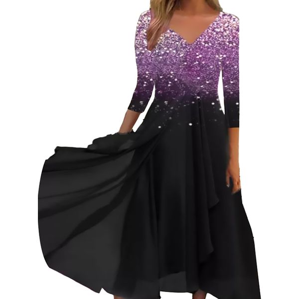 party dresses women's long sleeved casual fashion chiffon stitching women's dresses 230322, White;black
party dresses women's long sleeved casual fashion chiffon stitching women's dresses 230322, White;black