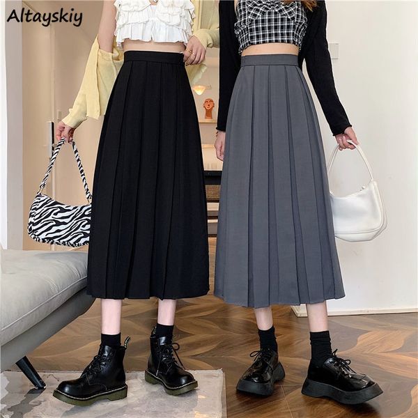 skirts long skirts women pleated chic friend basic autumn college girls bottom all-match casual high waist teens mujer faldas vintage 230322, Black
skirts long skirts women pleated chic friend basic autumn college girls bottom all-match casual high waist teens mujer faldas vintage 230322, Black
