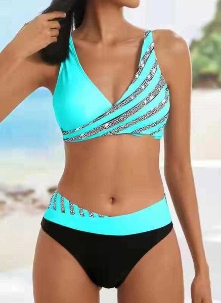 women's g-strings thong swimsuit sling fashion bikini2022 new bikini split print swimsuit women's diamond gathered bikini, Black;white
women's g-strings thong swimsuit sling fashion bikini2022 new bikini split print swimsuit women's diamond gathered bikini, Black;white